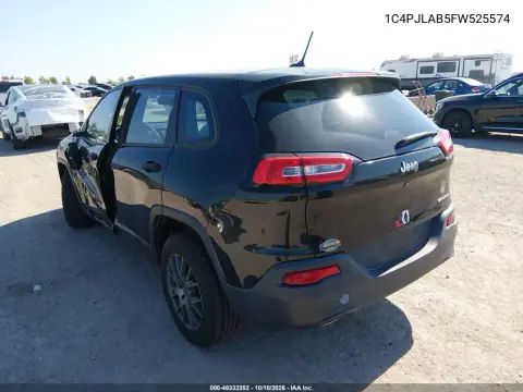 2015 Jeep Cherokee Sport VIN 1C4PJLAB5FW525574 фото 4