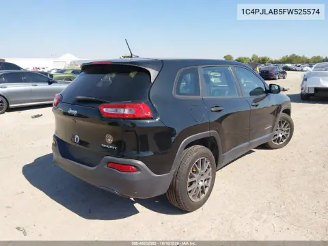 2015 Jeep Cherokee Sport VIN 1C4PJLAB5FW525574 фото 5