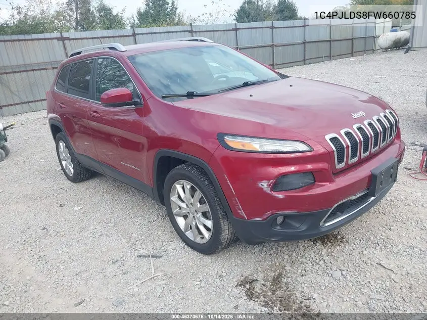 1C4PJLDS8FW660785 — 2015 Jeep Cherokee, фото 2 с аукциона IAAI, Естественный износ