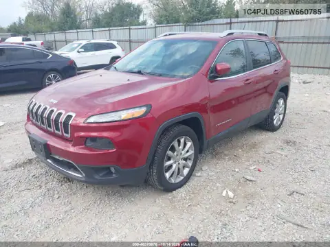 1C4PJLDS8FW660785 — 2015 Jeep Cherokee, фото 3 с аукциона IAAI, Естественный износ