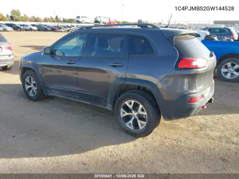 2016 Jeep Cherokee Trailhawk VIN 1C4PJMBS2GW144528 фото 4