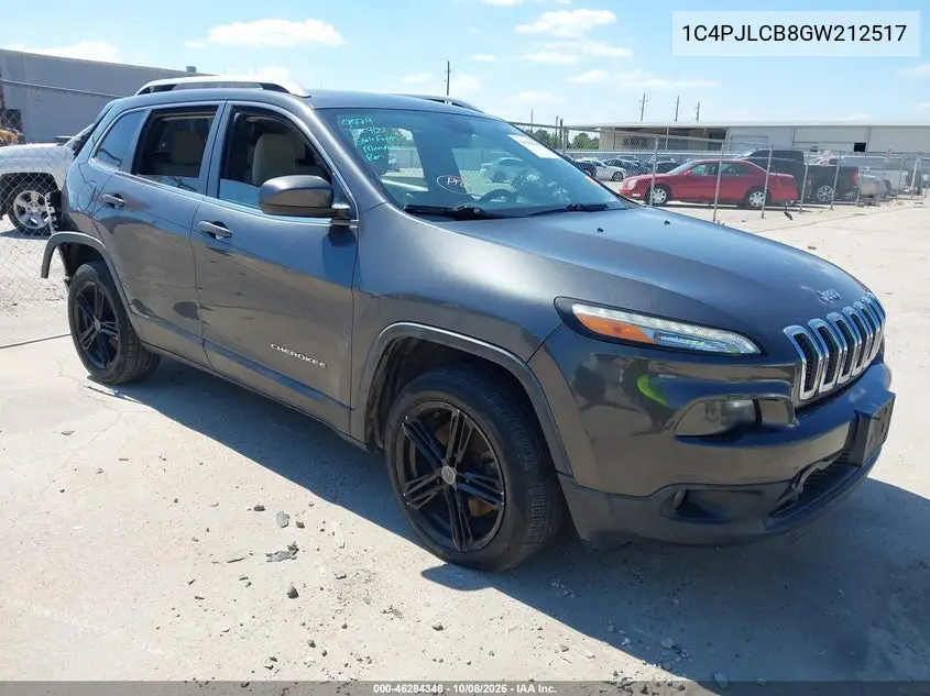 2016 Jeep Cherokee Latitude VIN 1C4PJLCB8GW212517 фото 1