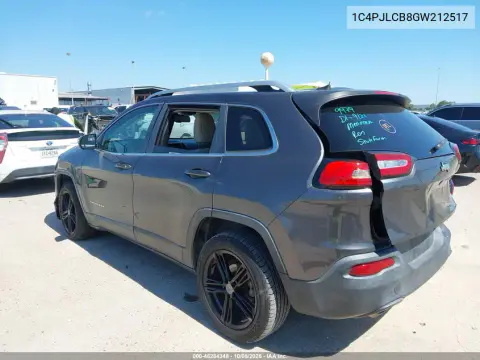 2016 Jeep Cherokee Latitude VIN 1C4PJLCB8GW212517 фото 3