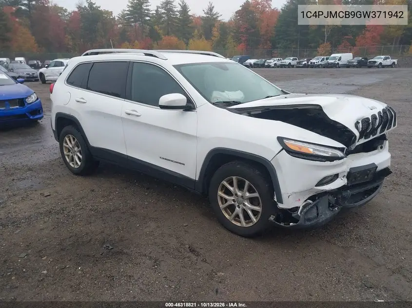 1C4PJMCB9GW371942 — 2016 Jeep Cherokee, фото 2 с аукциона IAAI, Передняя часть