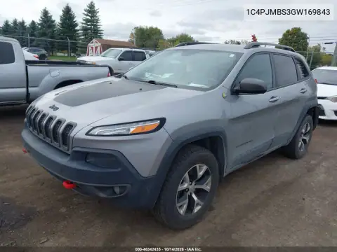1C4PJMBS3GW169843 — 2016 Jeep Cherokee, Не указано, фото до ремонта