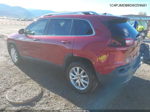 2016 Jeep Cherokee Limited VIN 1C4PJMDB8GW259681 фото 4