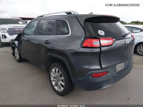 1C4PJLDB8GW239330 — 2016 Jeep Cherokee, фото 4 с аукциона IAAI, Передняя часть