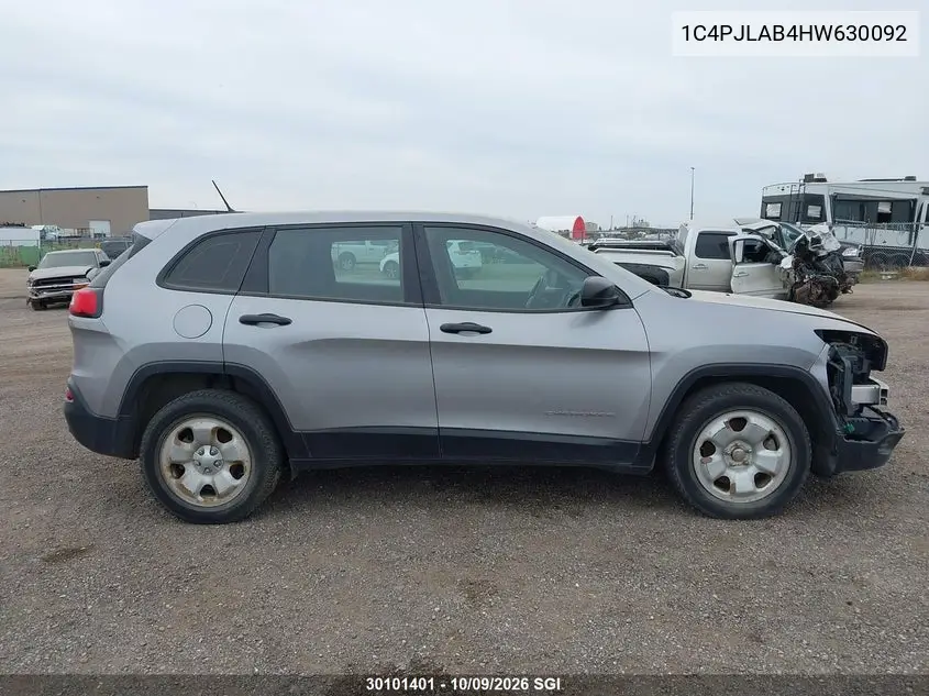 2017 Jeep Cherokee Sport VIN 1C4PJLAB4HW630092 фото 14