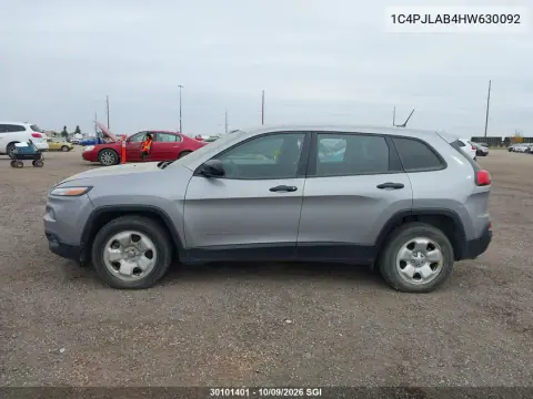 2017 Jeep Cherokee Sport VIN 1C4PJLAB4HW630092 фото 15