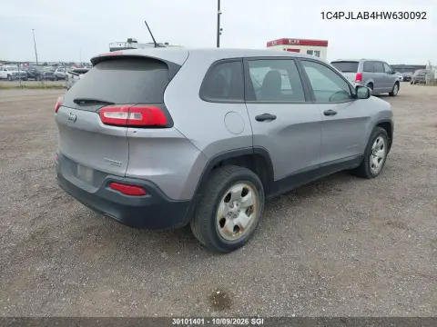 2017 Jeep Cherokee Sport VIN 1C4PJLAB4HW630092 фото 5