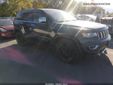 1CARJFBGXHC947543 — 2017 Jeep Cherokee, Левая сторона, фото до ремонта