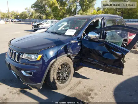 2017 Jeep Cherokee VIN 1CARJFBGXHC947543 фото 2