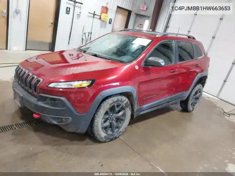 2017 Jeep Cherokee Trailhawk 4X4 VIN 1C4PJMBB1HW663653 фото 3