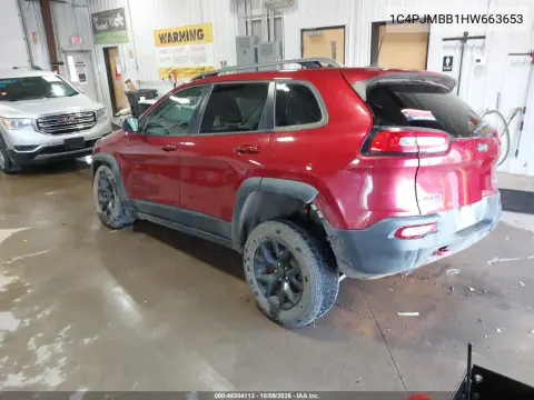 2017 Jeep Cherokee Trailhawk 4X4 VIN 1C4PJMBB1HW663653 фото 4