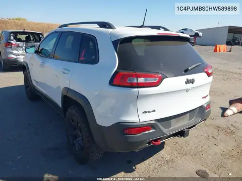 2017 Jeep Cherokee Trailhawk 4X4 VIN 1C4PJMBS0HW589898 фото 4