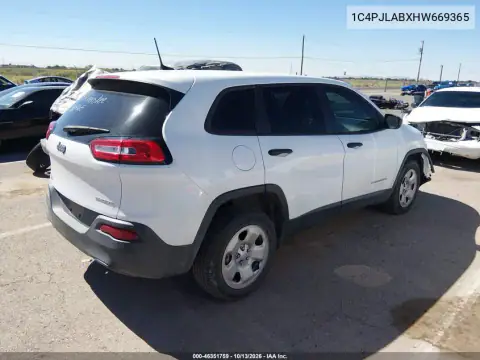 1C4PJLABXHW669365 — 2017 Jeep Cherokee, фото 5 с аукциона IAAI, Боковая часть