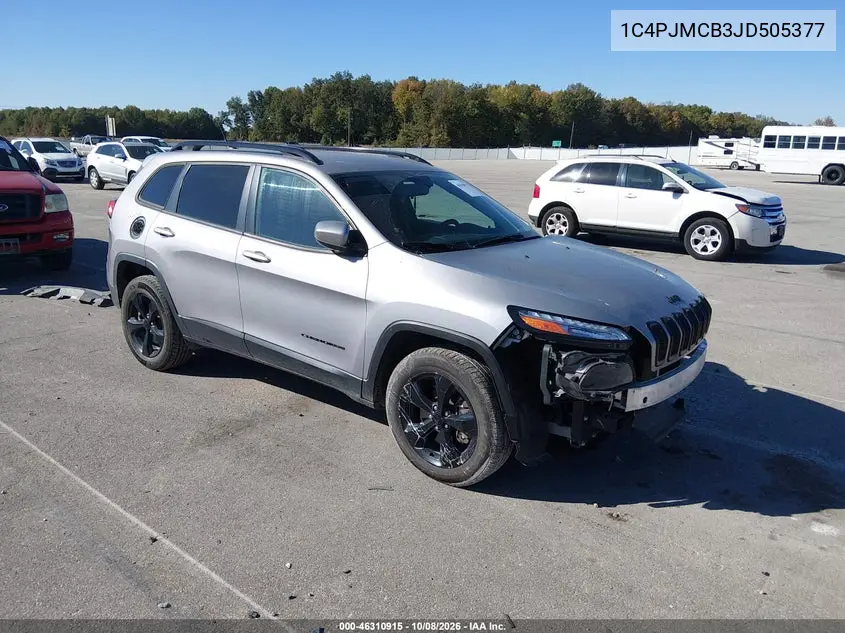 2018 Jeep Cherokee Latitude 4X4 VIN 1C4PJMCB3JD505377 фото 2