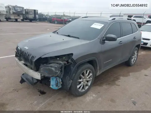 2018 Jeep Cherokee Limited 4X4 VIN 1C4PJMDB2JD554892 фото 3