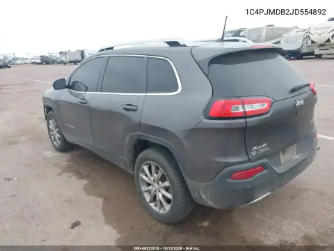 2018 Jeep Cherokee Limited 4X4 VIN 1C4PJMDB2JD554892 фото 4