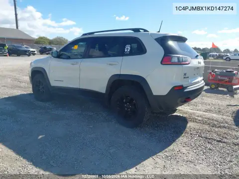 2019 Jeep Cherokee Trailhawk VIN 1C4PJMBX1KD147274 фото 4