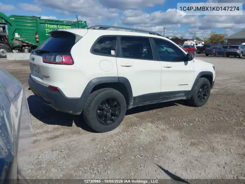 2019 Jeep Cherokee Trailhawk VIN 1C4PJMBX1KD147274 фото 5