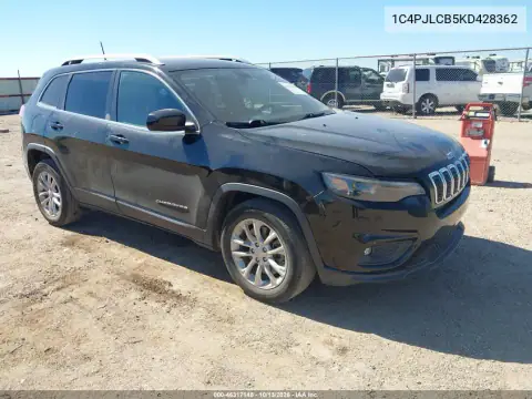 1C4PJLCB5KD428362 — 2019 Jeep Cherokee, Левая сторона, фото до ремонта