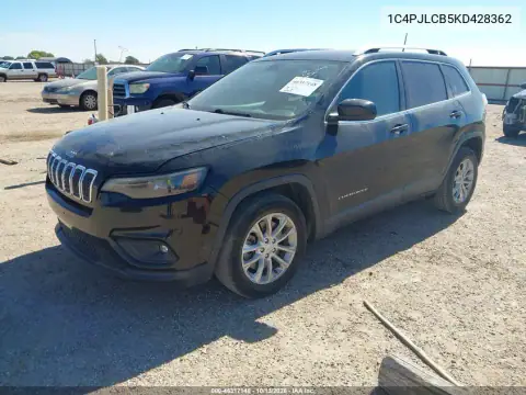 2019 Jeep Cherokee Latitude Fwd VIN 1C4PJLCB5KD428362 фото 3