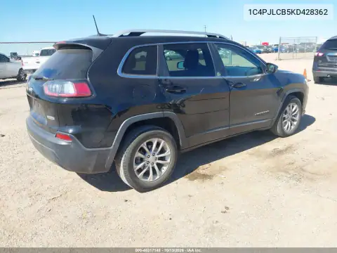 2019 Jeep Cherokee Latitude Fwd VIN 1C4PJLCB5KD428362 фото 5