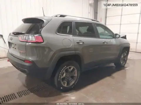 2019 Jeep Cherokee Trailhawk 4X4 VIN 1C4PJMBX6KD478559 фото 4