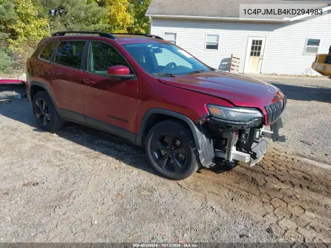 1C4PJMLB4KD294983 — 2019 Jeep Cherokee, Передняя часть, фото до ремонта