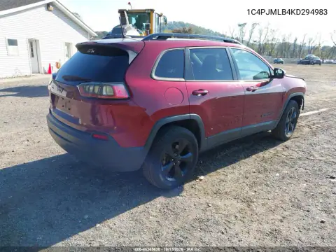 1C4PJMLB4KD294983 — 2019 Jeep Cherokee, фото 5 с аукциона IAAI, Передняя часть