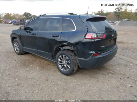 1C4PJMLB3KD404986 — 2019 Jeep Cherokee, фото 4 с аукциона IAAI, Левый и правый бока