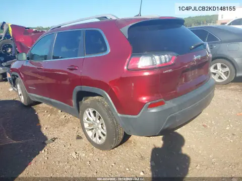 1C4PJLCB2KD148155 — 2019 Jeep Cherokee, фото 3 с аукциона IAAI, Передняя часть