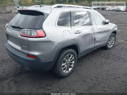 2019 Jeep Cherokee Latitude Plus 4X4 VIN 1C4PJMLN0KD189223 фото 4