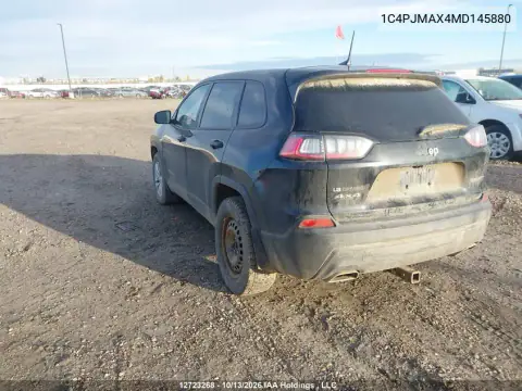 1C4PJMAX4MD145880 — 2021 Jeep Cherokee, фото 3 с аукциона IAAI 19.10.2026, Изъят кредитором