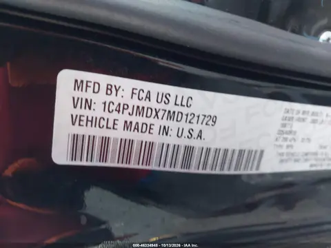 2021 Jeep Cherokee Limited 4X4 VIN 1C4PJMDX7MD121729 фото 10