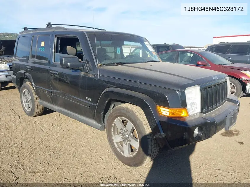 2006 Jeep Commander VIN 1J8HG48N46C328172 фото 2