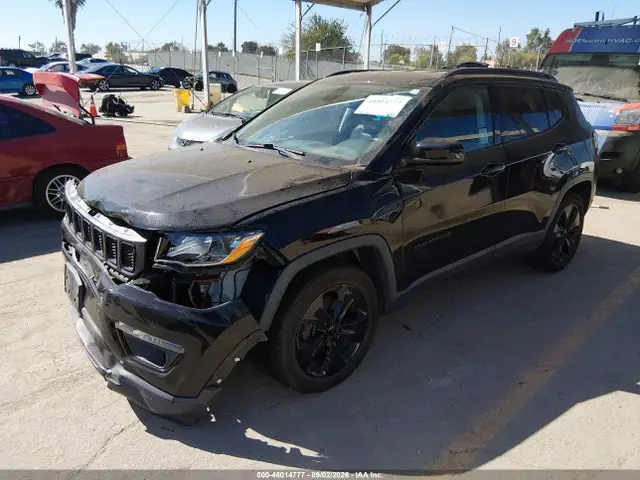 3C4NJCBB4KT706719 — 2019 Jeep Compass Altitude FWD, фото 2 с аукциона IAAI 14.10.2026, Передняя часть