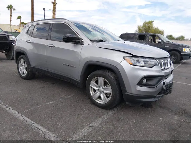 2022 Jeep Compass Latitude Fwd VIN 3C4NJCBB8NT156171 фото 1