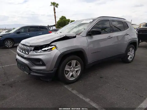 2022 Jeep Compass Latitude Fwd VIN 3C4NJCBB8NT156171 фото 2