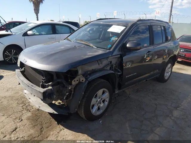 1C4NJCEA6GD742332 — 2016 Jeep Compass Latitude, фото 2 с аукциона IAAI 14.10.2026, Передняя часть слева