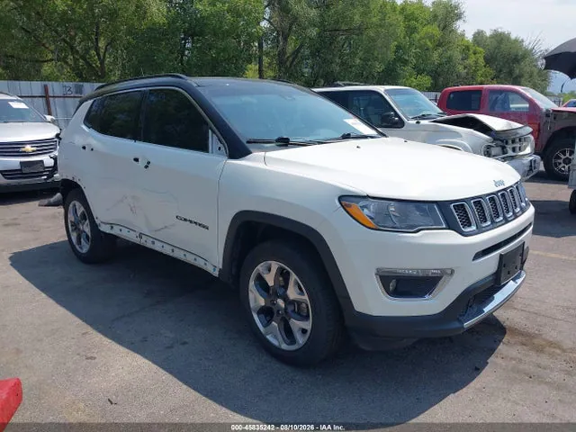 2021 Jeep Compass Limited 4x4 VIN 3C4NJDCB6MT586154 фото 1