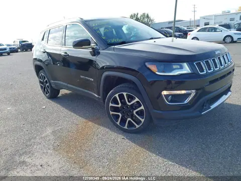 3C4NJDCB2JT117283 — 2018 Jeep Compass Limited, Град (Hail), фото до ремонта