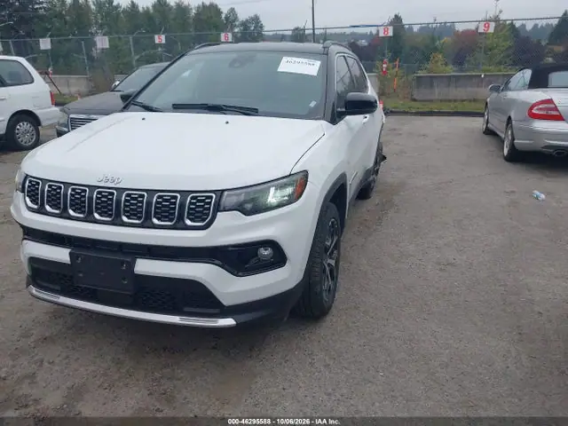 3C4NJDCN1TT224953 — 2026 Jeep Compass Limited, фото 2 с аукциона IAAI 14.10.2026, Задняя часть слева