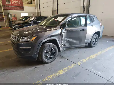 2019 Jeep Compass Sport 4x4 VIN 3C4NJDAB8KT850653 фото 2