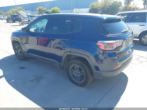 2018 Jeep Compass Sport Fwd VIN 3C4NJCAB7JT489716 фото 3