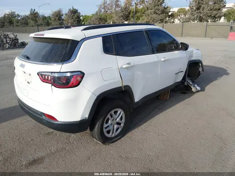 2019 Jeep Compass Sport Fwd VIN 3C4NJCAB8KT614661 фото 4