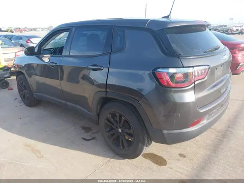 2020 Jeep Compass Sport Fwd VIN 3C4NJCAB8LT117952 фото 3