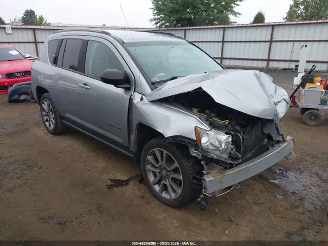 1C4NJDBB9GD587729 — 2016 Jeep Compass Sport SE Pkg, Передняя часть (Front End), фото до ремонта