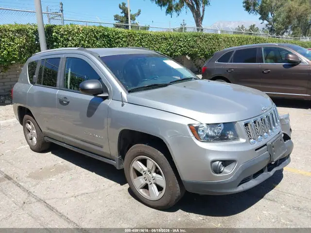 1C4NJCBB3GD785071 — 2016 Jeep Compass Sport, Передняя часть (Front End), фото до ремонта